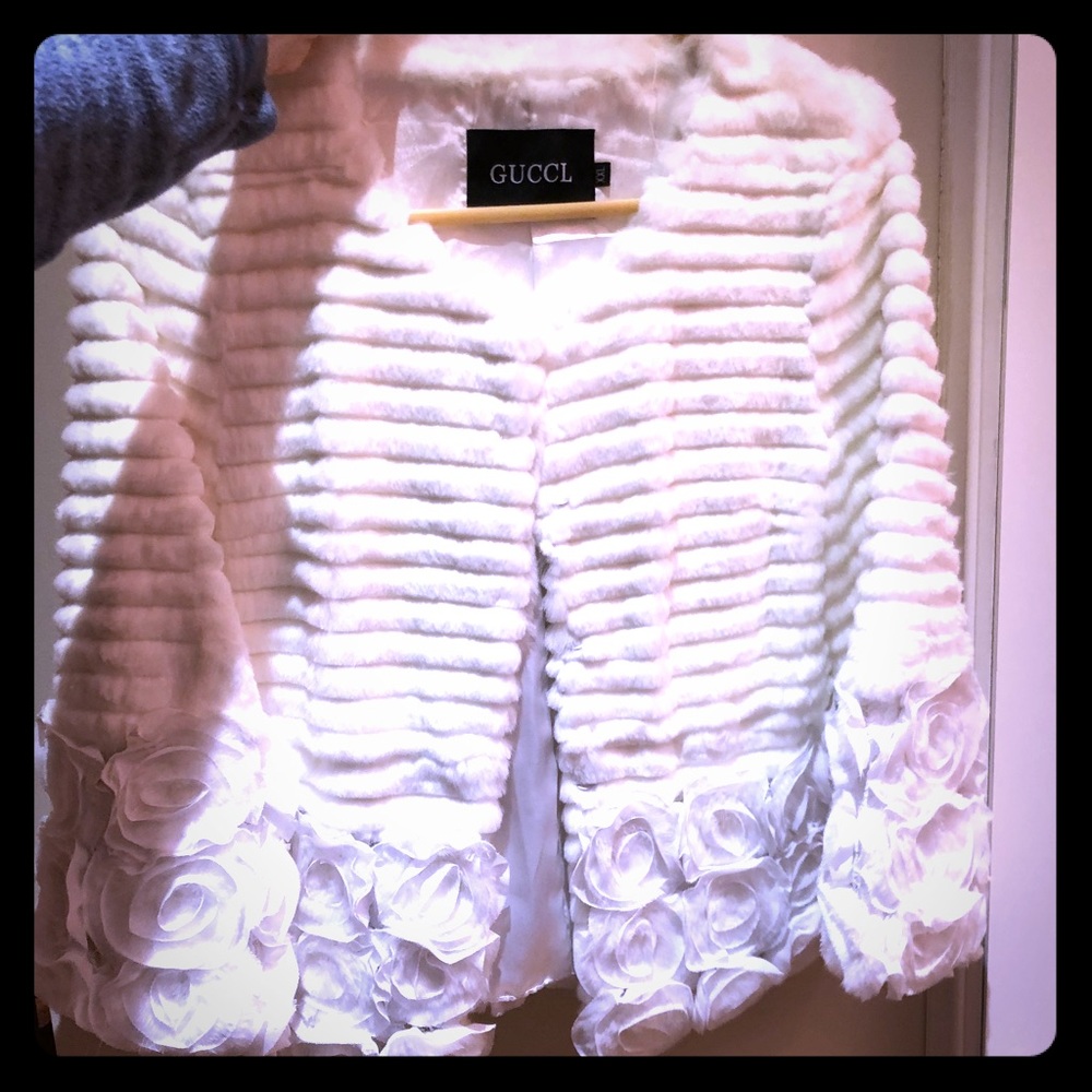 Rabbit jacket with mink